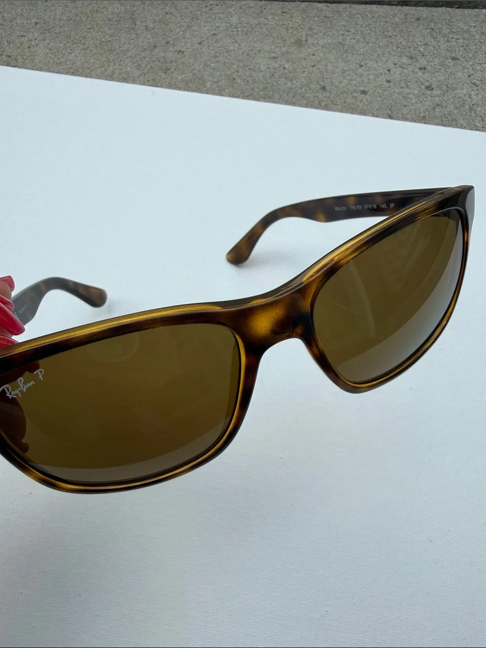 Ray-Ban Tortoiseshell Frame with Brown Lenses